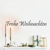 Wandtattoo Frohe Weihnachten 