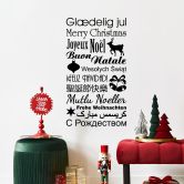 Wandtattoo Weihnachten überall 