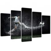 Tableau sur toile 5 pièces, Football Sports Stadium 