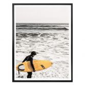 Poster - Das gelbe Surfbrett 