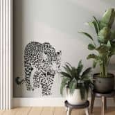 Wandtattoo Leopard 