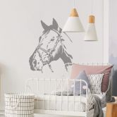 Sticker mural - Tête de Cheval 2 