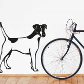 Wandtattoo Foxterrier 