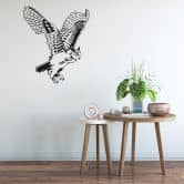 Wandtattoo Uhu im Flug 