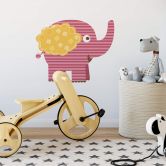 Wandtattoo Elefant (Muster) 