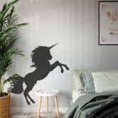 Wandtattoo Einhorn Silhouette 