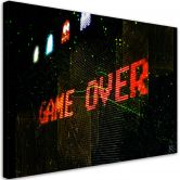 Leinwandbild, Game Over Spielkonsole 