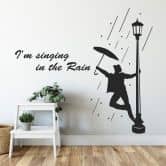 Sticker mural - Chantons sous la Pluie 1 