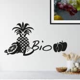Wandtattoo Bio Obst 
