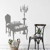 Wandtattoo Schach 