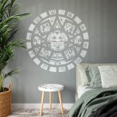 Sticker mural - Masque Maya 