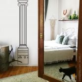 Wandtattoo Säule mit Muster 