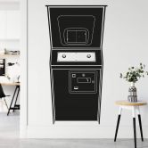 Wandtattoo Pong Machine 