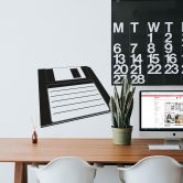 Floppy disk 3.5 wallsticker 