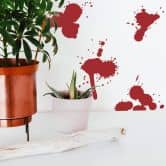 Muursticker Bloedvlekken 