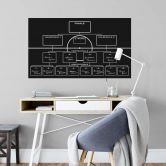 Wandtattoo Spielplan 