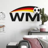 Wandtattoo WM Fußball 