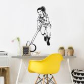 Wandtattoo Hockeydamen 