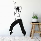 Wandtattoo Tänzerin 