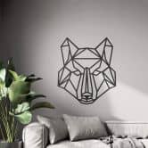 Wandtattoo Origami Wolf 