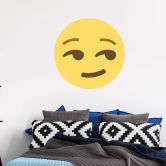Wall Sticker Emoji Smirking Face 