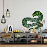 Wandtattoo Metallic Snake 