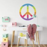 Muursticker Emoji Peace 