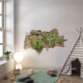 3D Wandtattoo T-Rex aus dem Wald 