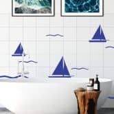 Wandtattoo Fliesendeko Regatta 