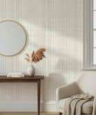 Vliestapete Streifen Modern in Beige 