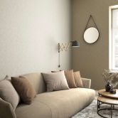 Vliestapete in moderner, feiner Struktur grau, beige Uni 