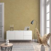 Effen behang, effen vliesbehang Shades geel  