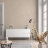 Vliestapete in moderner, feiner Struktur beige Uni 