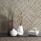 non-woven tapet beige struktur til stue soveværelse tapet marburg 