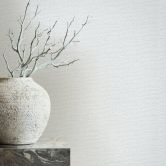 Vliestapete mit geflechteter Holzoptik grau, weiß Textiloptik 
