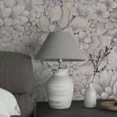 vliesbehang roze gebloemd voor woonkamer slaapkamer behang marburg 