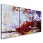 Leinwandbild 3-teilig, Weibliches Pastell 