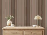 Vliestapete Braun Streifen für Wohnzimmer Schlafzimmer Büro marburg Tapete 