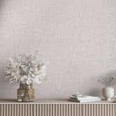 Vliestapete in leicht glänzender Struktur beige, grau Uni 