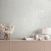 Non-woven tapet med skinnende glans i grå, beige betonlook 