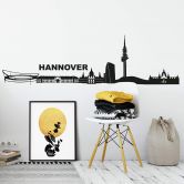 Sticker mural Skyline de Hannovre 