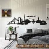 Hamburg Skyline 2 Wall sticker 