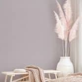 Non-woven wallpaper textured plain modern in pink-brown  