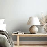 Vliestapete Textil, Struktur Uni Modern matt in Grau 