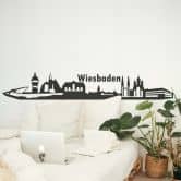 Wandtattoo Wiesbaden Skyline 