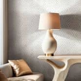 Vliestapete Blumen, 3D-Optik Geometrisch matt in Grau - Papis Loveday 