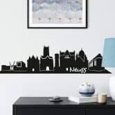 Wandtattoo Neuss Skyline 