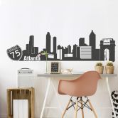 Wandtattoo Atlanta Skyline 