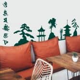 Asia Skyline Wall sticker 