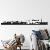 Wandtattoo Madrid Skyline 